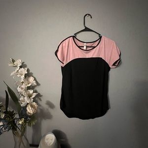 Black & Pink Blouse